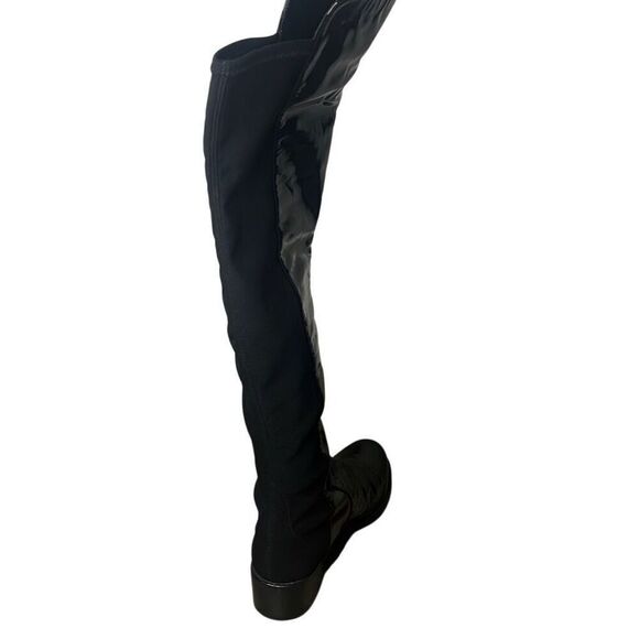 Stuart Weitzman Women’s Size 35.5 Patent Leather Over the Knee Left Boot Amputee - Picture 3 of 6